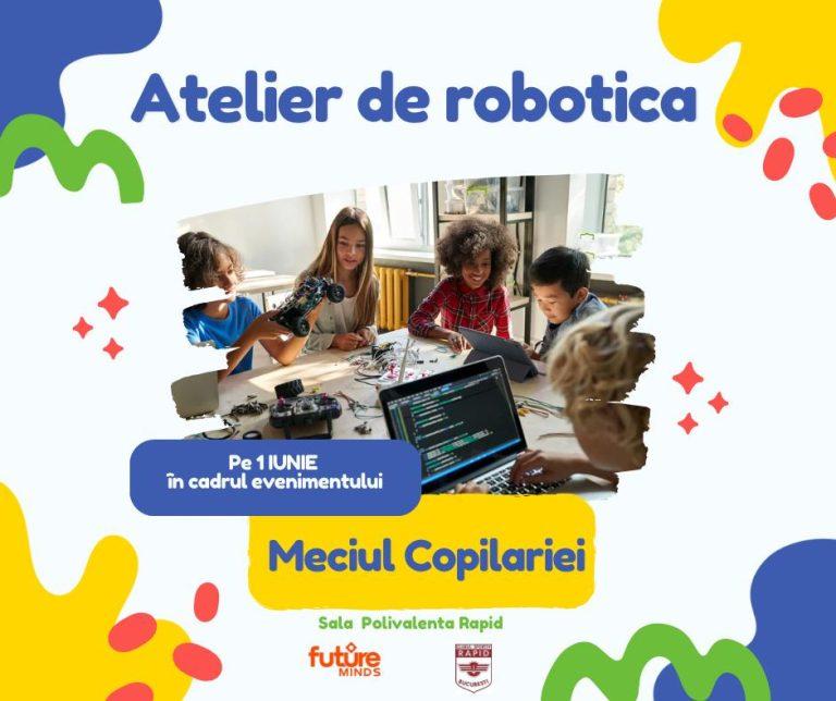 Future MINDS aduce robotica la Meciul Copilăriei – Vino să-l cunoști pe OTTO!