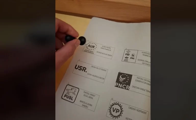 ILEGAL: Fanii lui George Simion se filmează în timp ce votează, după modelul Călin Georgescu în noiembrie: Live-uri pe TikTok și maneaua „imn” electoral al AUR