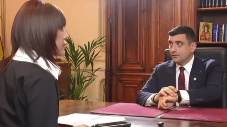 George Simion a cedat nervos după doar un minut și 23 de secunde în cadrul unui interviu cu jurnalista Denise Rifai