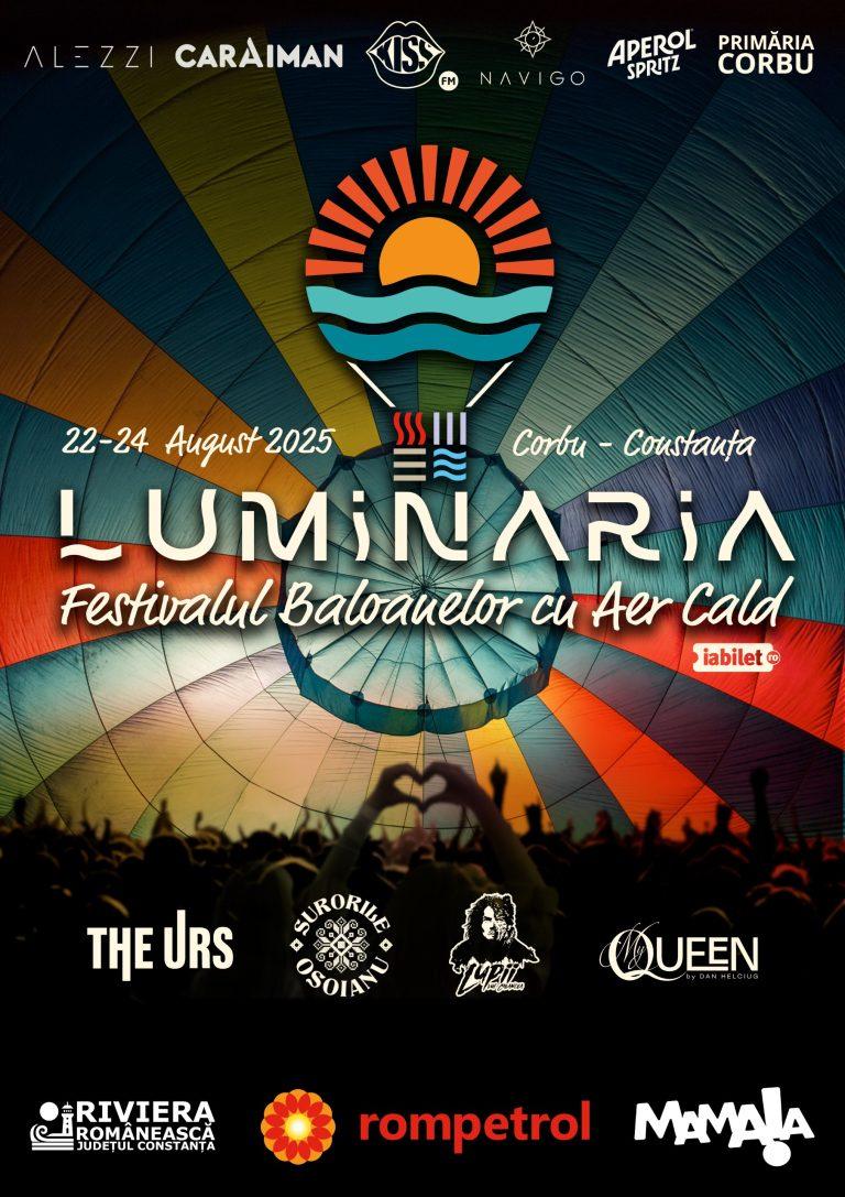 Vineri ridicăm baloanele cu aer cald la Luminaria! Cinci cupluri își vor „urca“ relația și sentimentele la următorul nivel