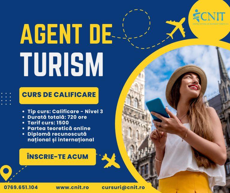 Centrul Național de Învățământ Turistic lansează înscrierile pentru cursul de calificare „Agent de Turism”