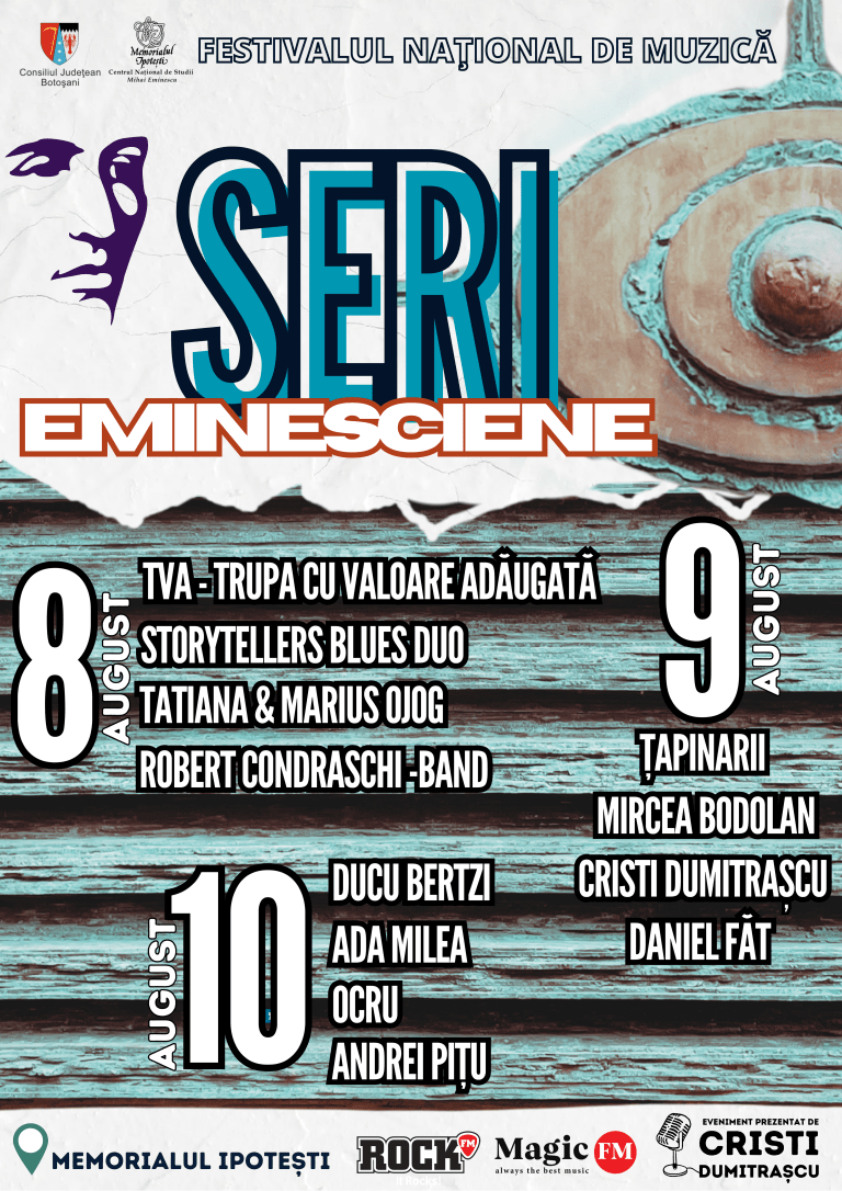 O nouă ediție a Festivalului – concurs de muzică folk pentru copii și tineret: Seri eminesciene (P)