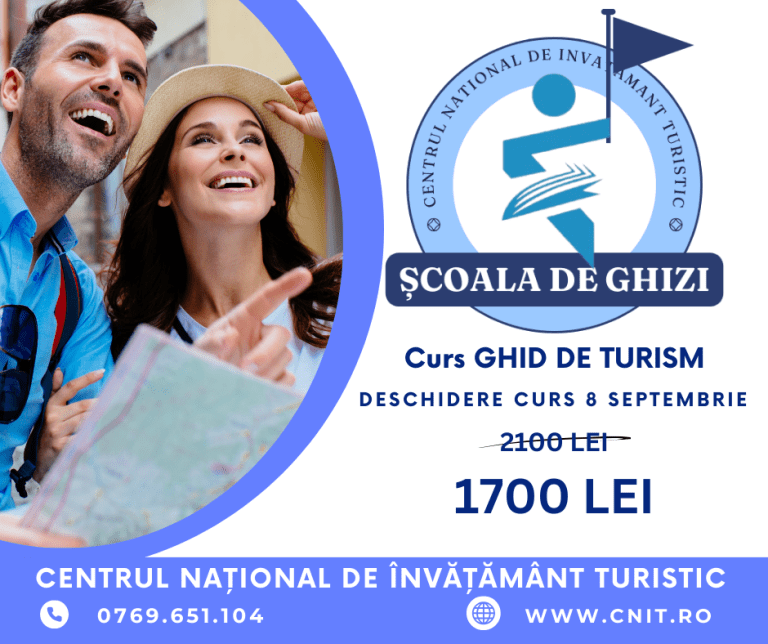 CNIT lansează o nouă serie a cursului de Ghid de Turism – din 8 septembrie 2025