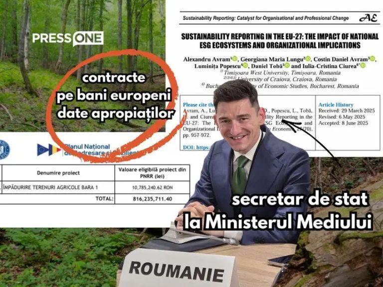 Impăduriri pe bani europeni: Cum a obținut o firmă legată de familia unui secretar de stat 11 milioane de lei pentru un teren concesionat de la stat