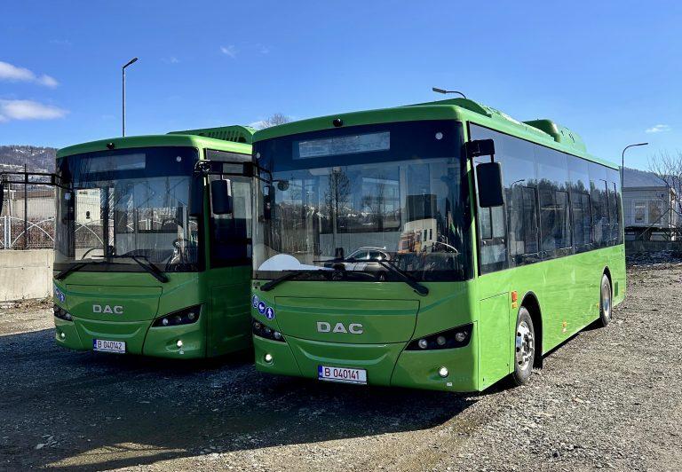 Autovehicule DAC a livrat 2 autobuze electrice DAC CityLINE 408.60 către Orașul Vișeu de Sus