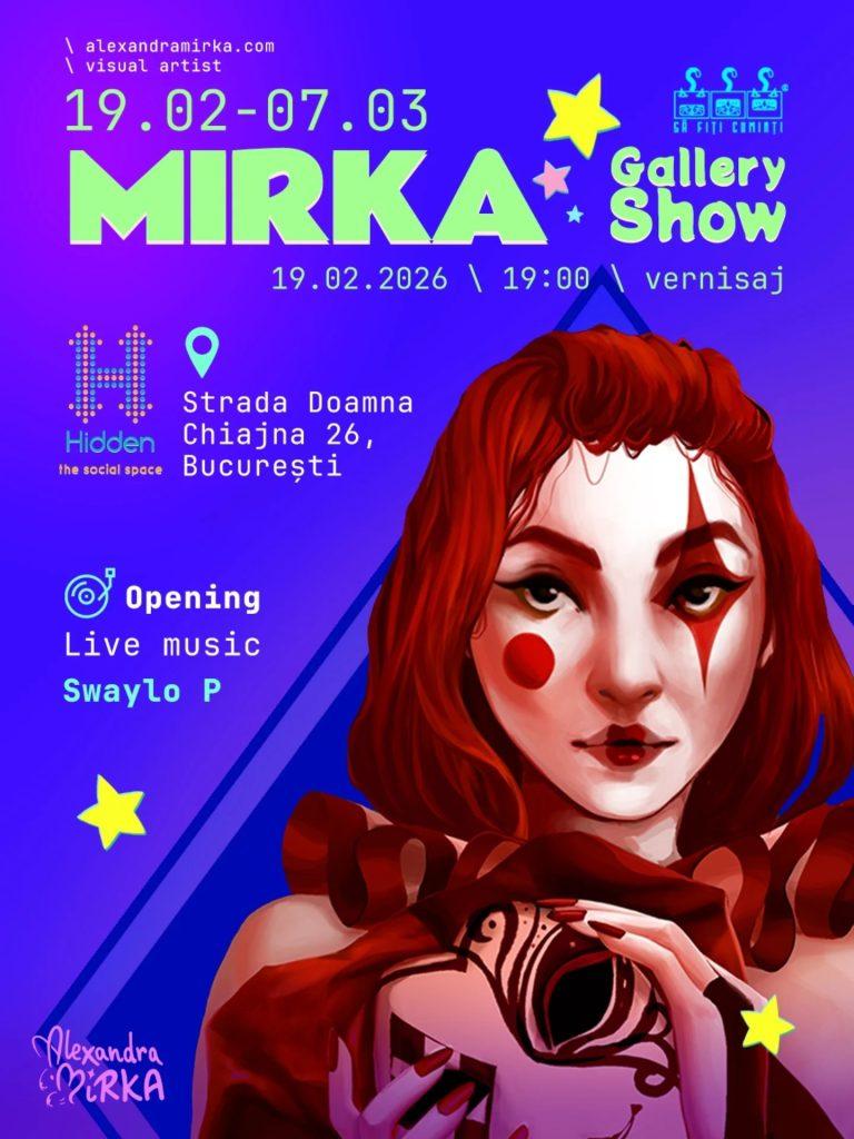 VERNISAJ: MIRKA – Gallery show (Adv)