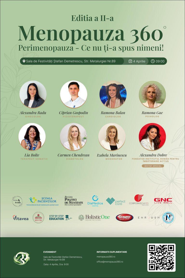 START înscrieri pentru evenimentul dedicat sănătății femeilor – „Perimenopauza – Ce nu ți-a spus nimeni!” din 4 aprilie