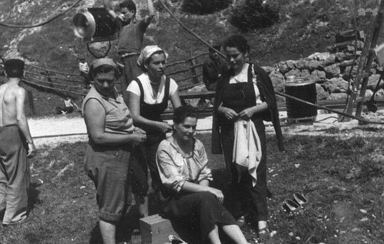 „Alarmă în munți” (1955) – fotografii de platou din colecțiile ANF, valorificate prin digitizare